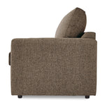 Harper Queen Sofa Bed with Memory Foam Mattress - Brown