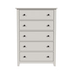 Lodge 5 Drawer Chest - Cream
