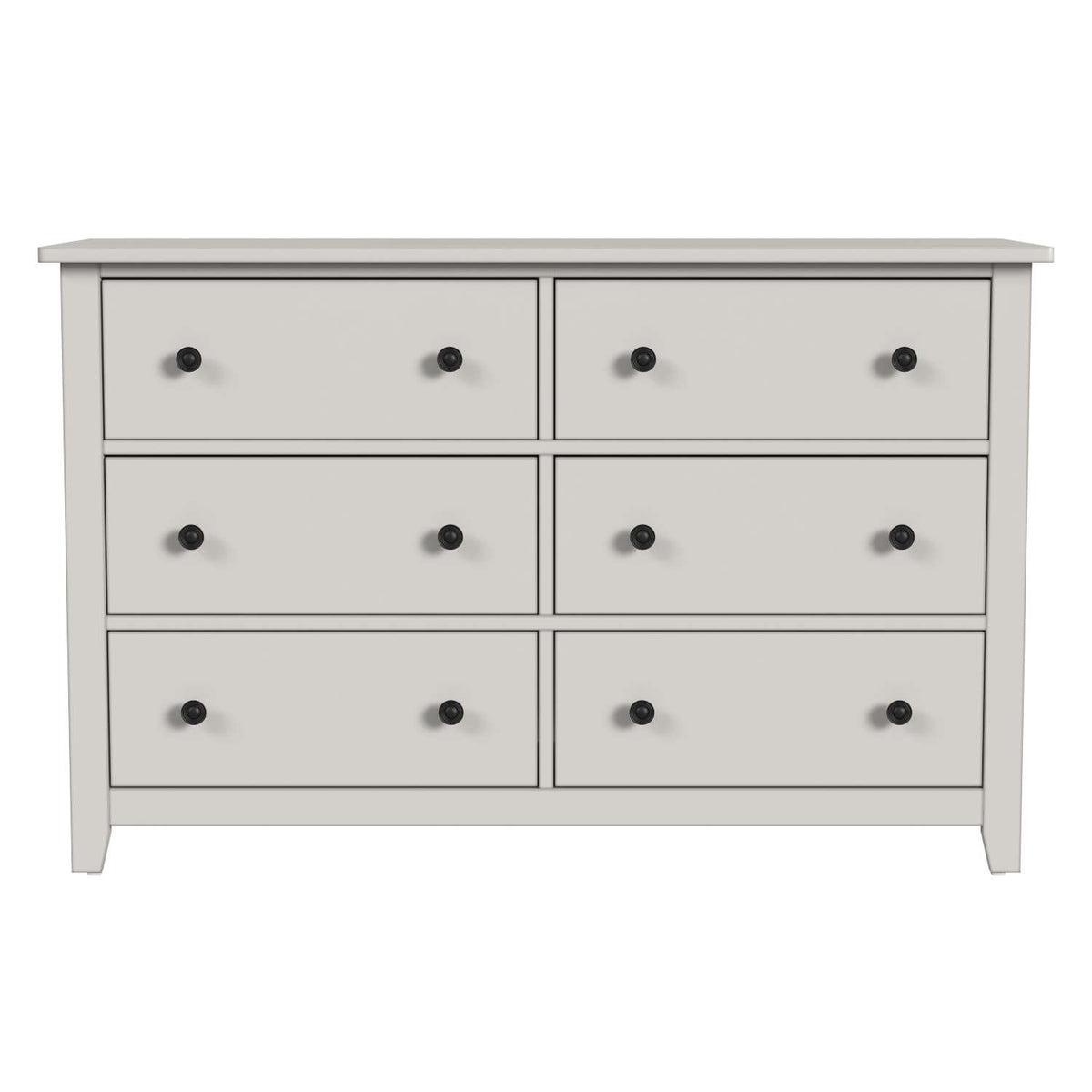 Lodge 6 Drawer Dresser - Cream