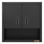 Ready-to-assemble 3/4 Door Wall Gearbox - Hammered Granite Storage Solution