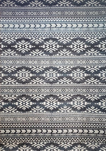 Dais Tribal Area Rug - 5' X 8' - Blue/White