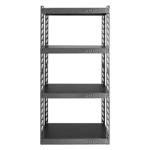 30 Wide Ez Connect Rack With Four 15 Deep Shelves - Hammered Granite Wall Accessory