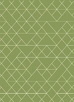Fiona Geometric Area Rug - 5' X 7' - Green/Cream