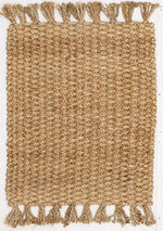 Jute Braided Area Rug - 5' X 8' - Beige