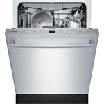 Bosch 100 Series Fingerprint Resistant Stainless Steel 24" Dishwasher - SHXM4AY55N