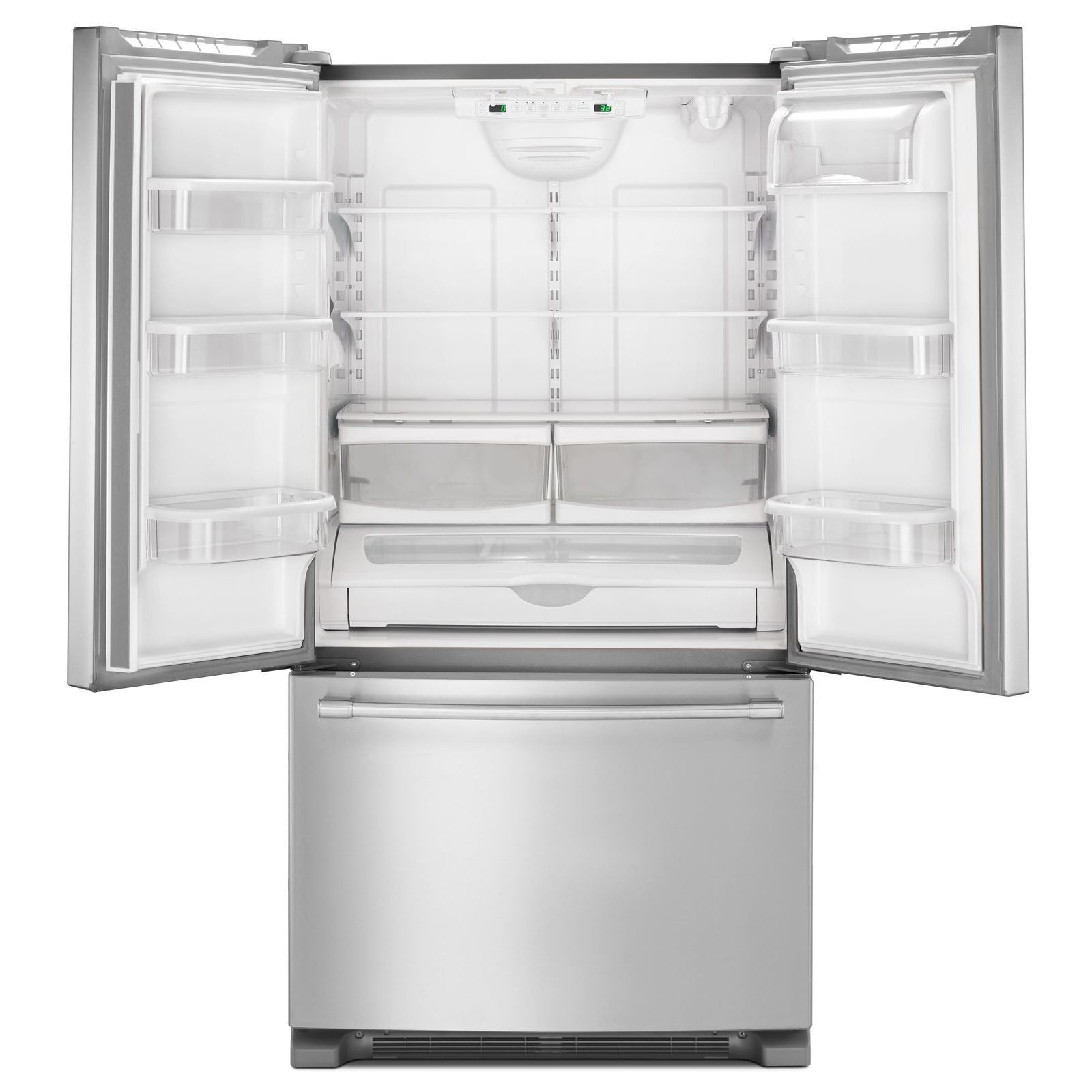 Maytag 35.75 " 20 Cu. Ft. Fingerprint Resistant Stainless Steel French Door Refrigerator - MFC2062FEZ