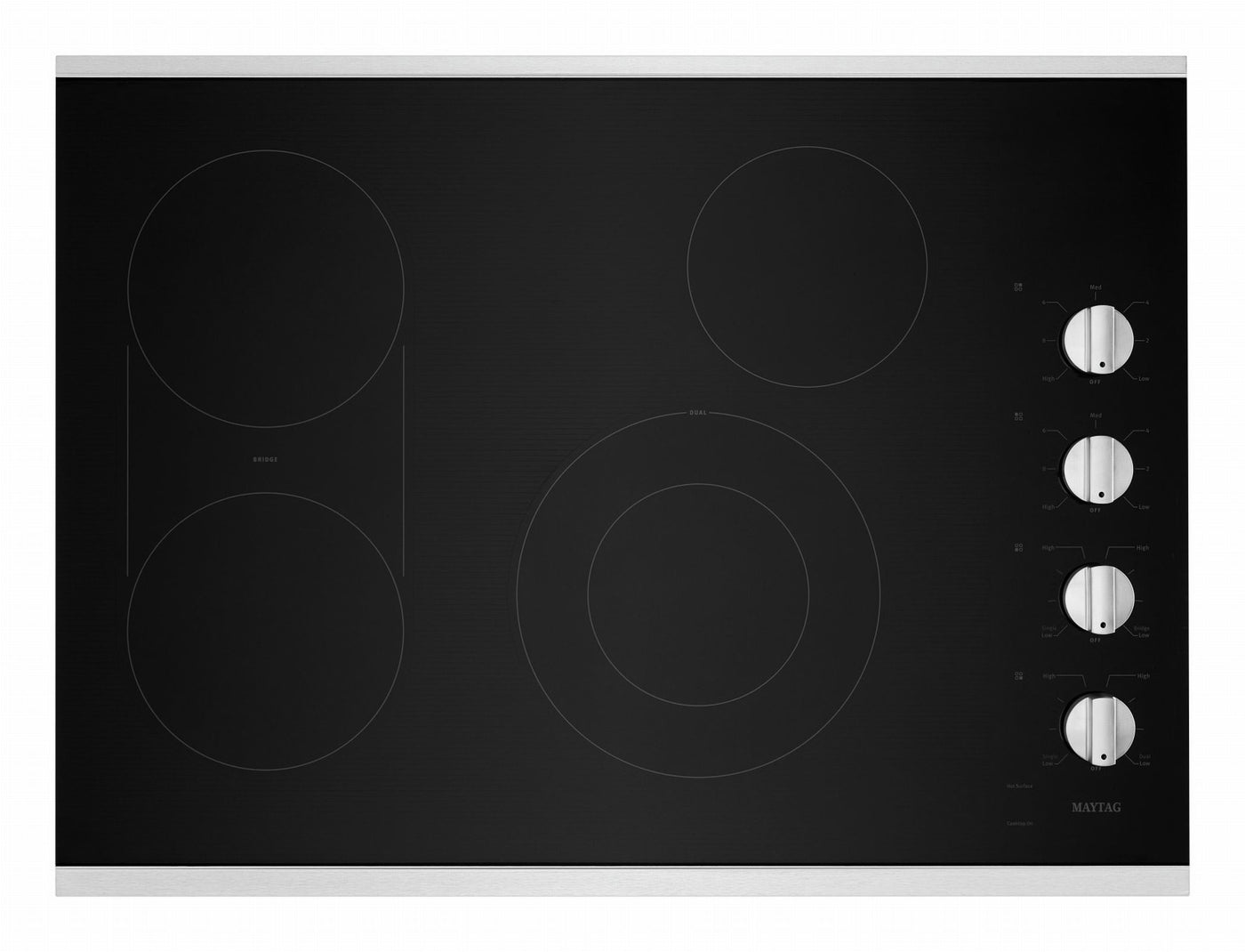Maytag Stainless Steel 30" Electric Cooktop - MEC8830HS