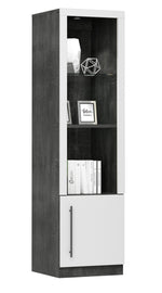 Joshua Entertainment Unit - White/Grey