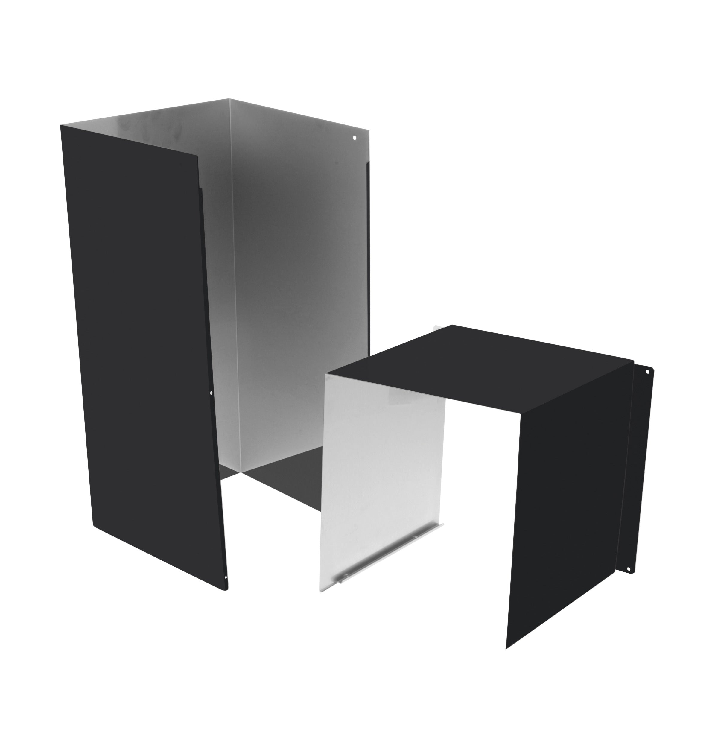 Café Matte Black Duct Cover Extension Kit (12ft.) - CX12DC9SPDS