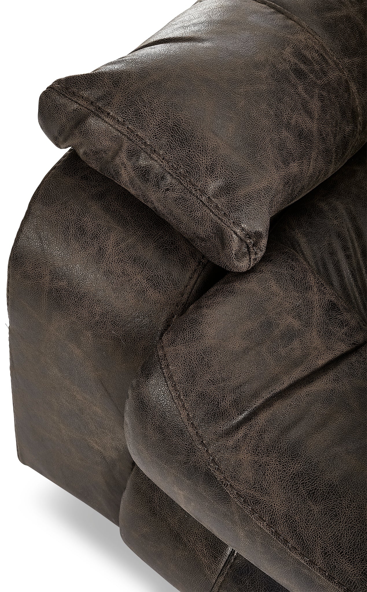 Palmer Power Reclining Loveseat with Storage Console and Heat Massage - Saddle Brown