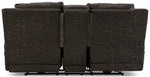 Palmer Power Reclining Loveseat with Storage Console and Heat Massage - Saddle Brown