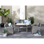 Maldives Outdoor 4-Piece Conversation Set - Grey