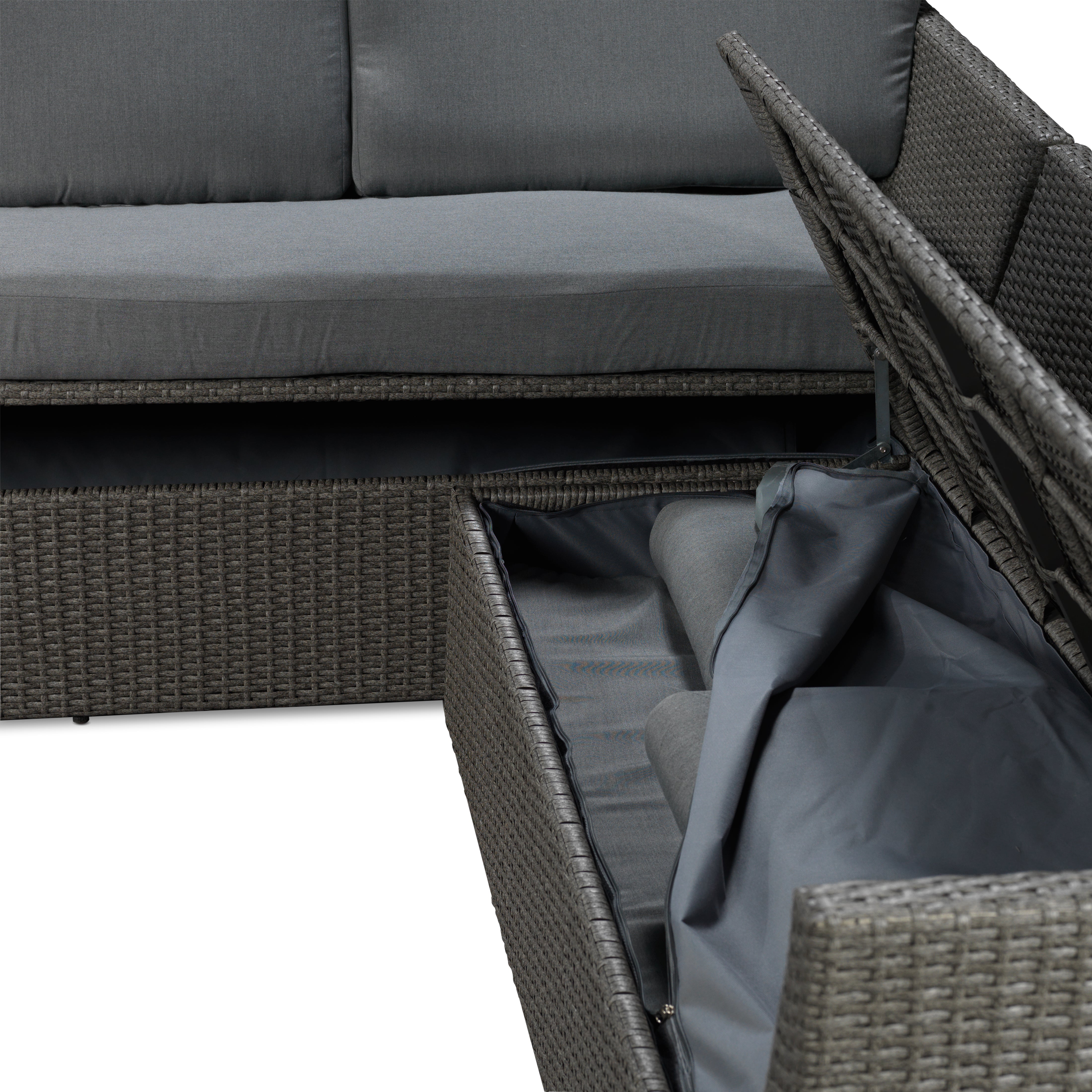 Channing 2-Piece Outdoor Sectional - Grey