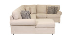 Jupiter 4-Piece Sectional with Left-Facing Chaise - Flax