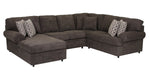 Jupiter 4-Piece Sectional with Left-Facing Chaise - Carbon