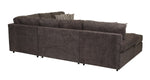 Jupiter 4-Piece Sectional with Left-Facing Chaise - Carbon