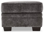 Daisy Ottoman - Charcoal
