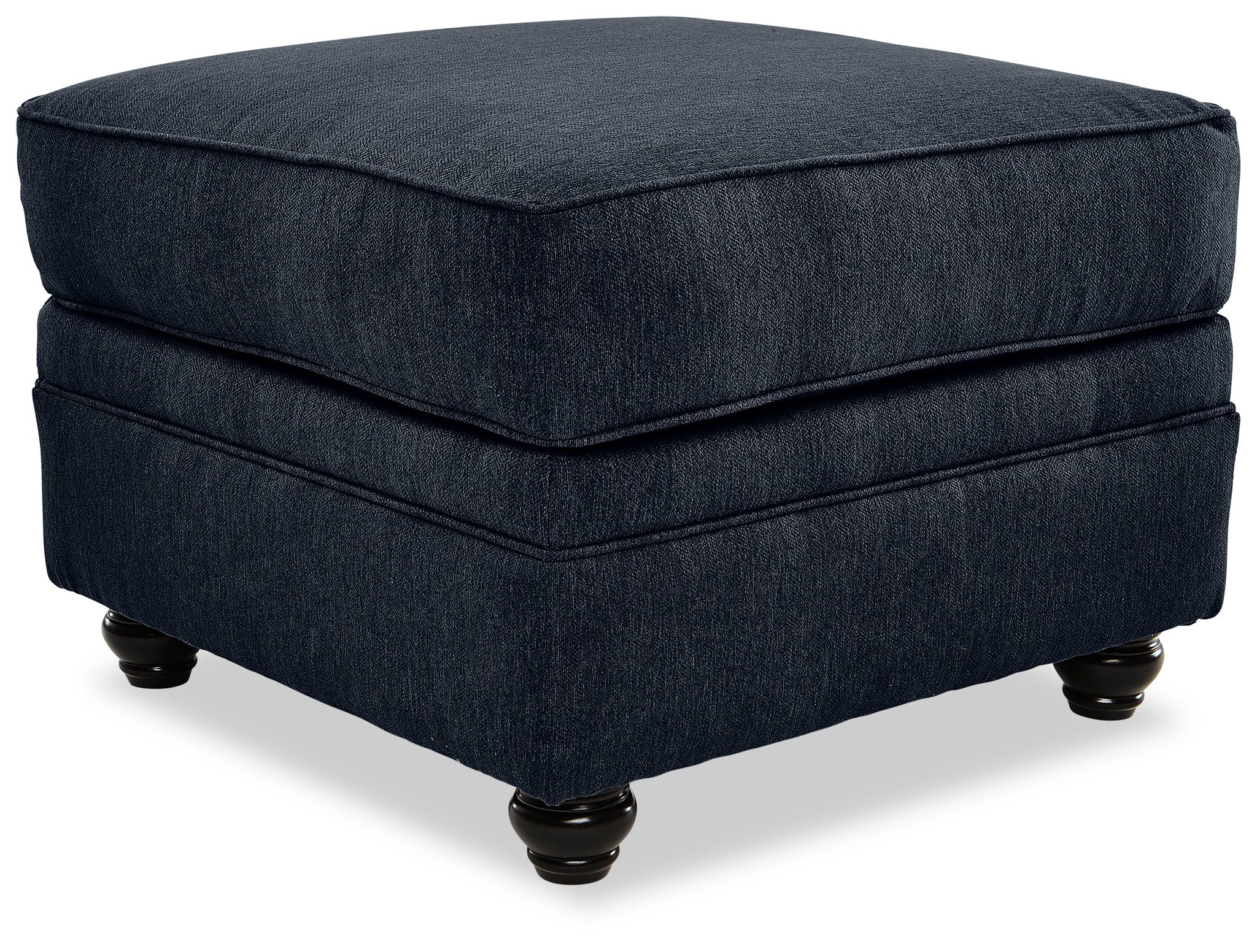 Murphy Ottoman - Indigo