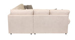 Jupiter 4-Piece Sectional with Right-Facing Chaise - Flax