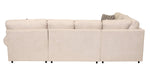 Jupiter 4-Piece Sectional with Right-Facing Chaise - Flax