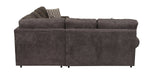 Jupiter 4-Piece Sectional with Right-Facing Chaise - Carbon