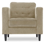 Anthena Sofa, Loveseat and Chair Set - Taupe