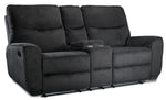 Fletcher Reclining Loveseat - Dark Grey