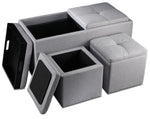 Malmo Ottoman - Light Grey