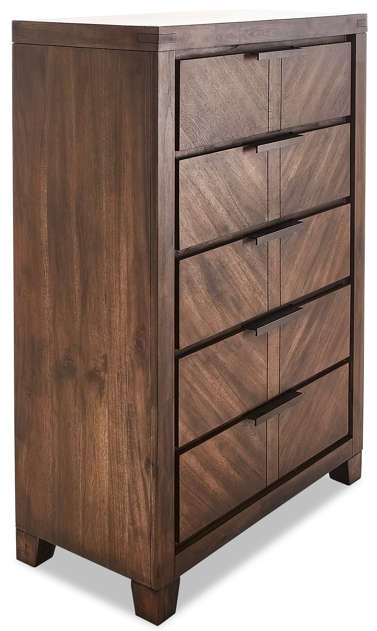 Nathan 5 Drawer Chest - Brown