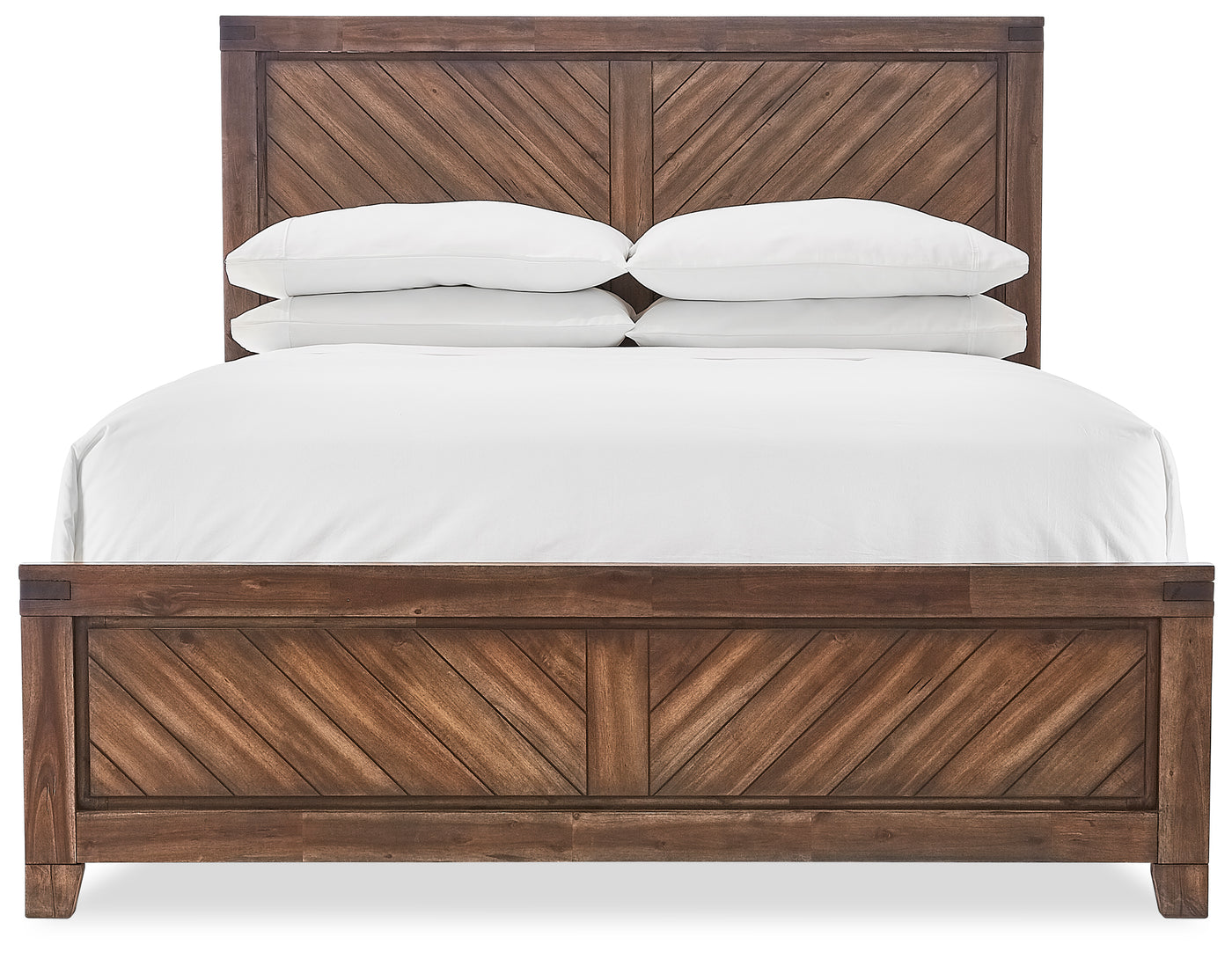 Nathan 3-Piece Queen Bed - Brown