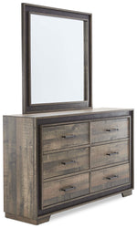 Orlando Mirror - Weathered Brown
