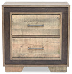 Orlando Night Table - Weathered Brown