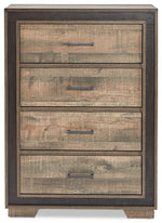 Orlando 4-Drawer Chest - Weathered Brown