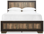 Orlando 3-Piece King Bed - Weathered Brown