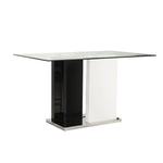 Atlas Counter Height Dining Table - Black, White