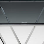 Skylar 19.75" End Table - Silver and Black