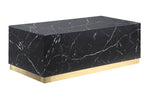 Helios Rectangle Coffee Table - Black and Gold