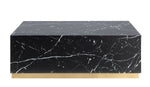 Helios Rectangle Coffee Table - Black and Gold