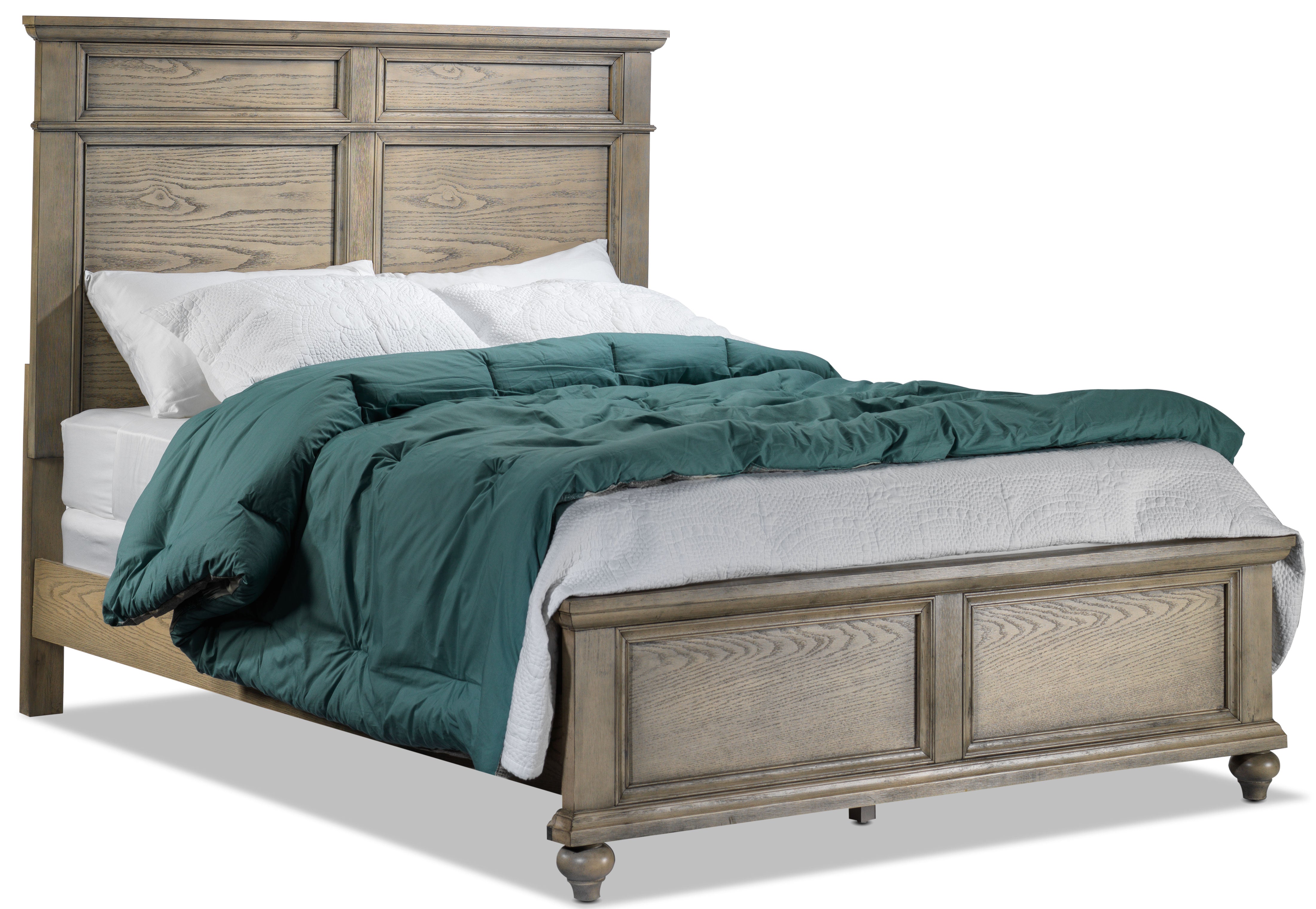 Emma 3-Piece Queen Bed - Oak