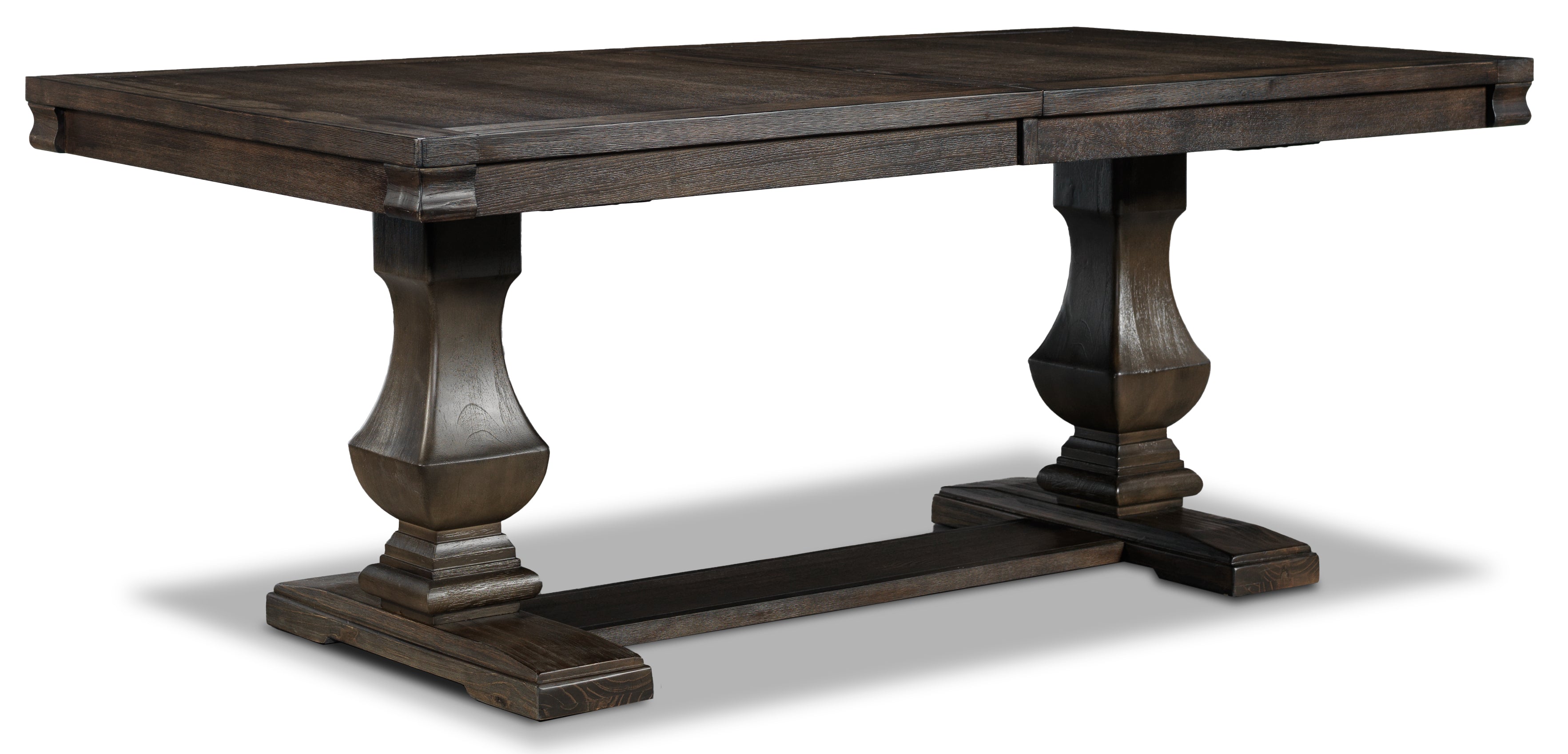 Cambridge Extendable Dining Table - Dark Brown