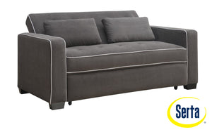 Augustine Sofa avec lit escamotable grand – gris
