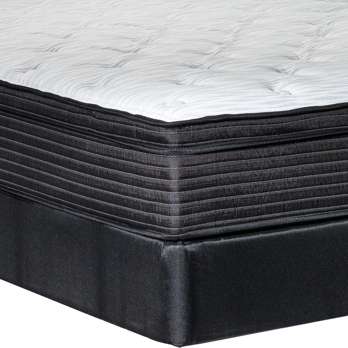 Beautyrest Ultra Jasper Firm King Mattress and Split Boxspring Set