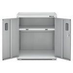 Ready-to-assemble Full-door Modular Gearbox - Gray Slate Storage Solution
