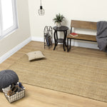 Jute Chunky Boucle Area Rug - 5' X 8' - Beige