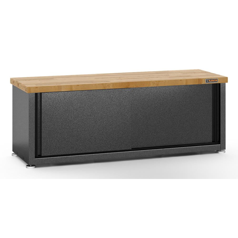 Ready-to-assemble Storage Shoe Bench - Hammered Granite Storage Solution