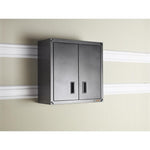 Ready-to-assemble Full-door Wall Gearbox - Hammered Granite Storage Solution