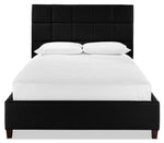 Elvis 3-Piece Full Upholstered Bed - Onyx