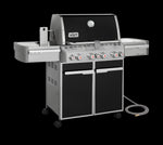 Weber Summit E-470 4-Burner 88,800 BTU Natural Gas BBQ in Black - 7271001