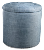 Yara Ottoman - Blue