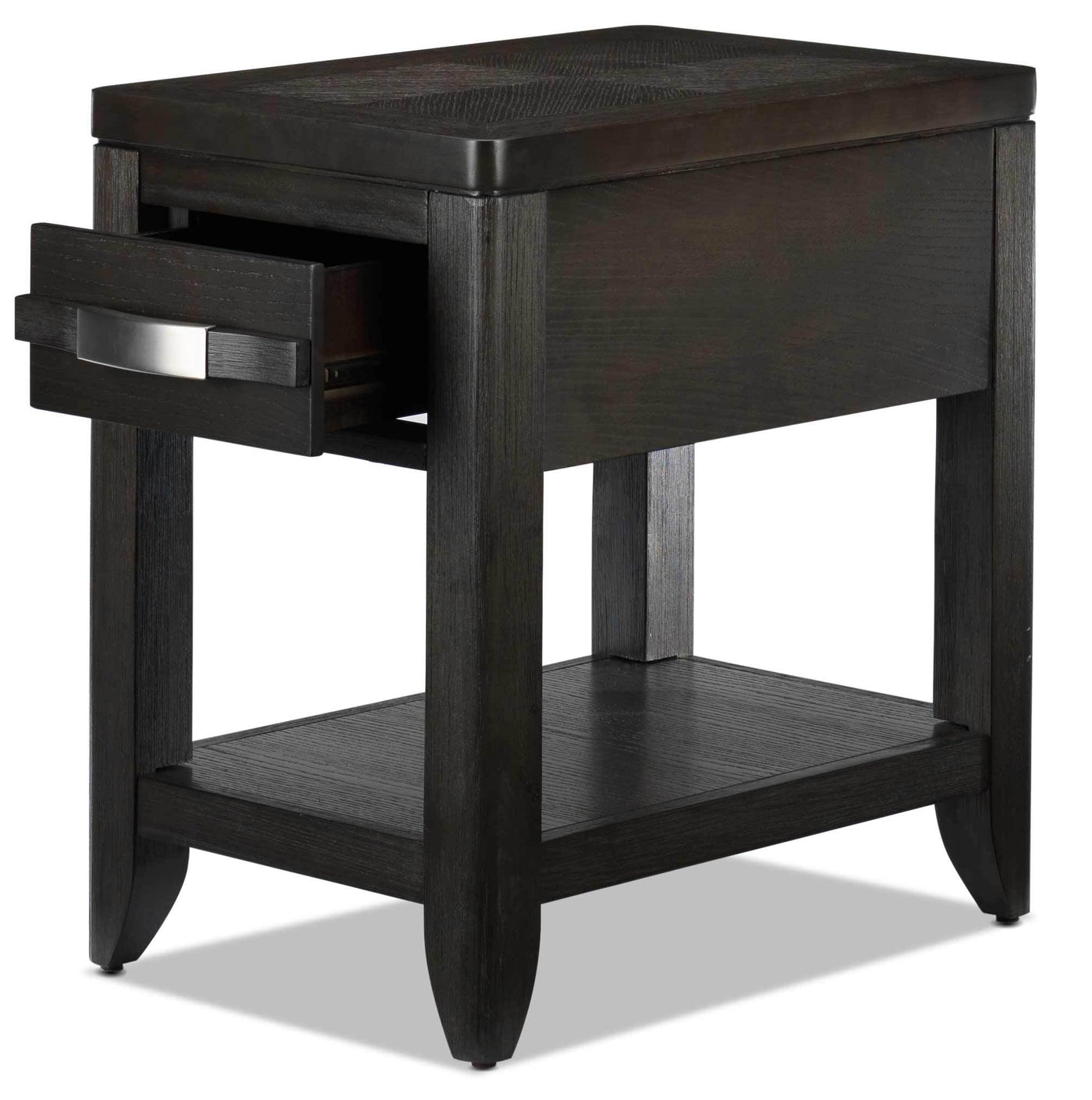 Manila Chairside Table - Brown